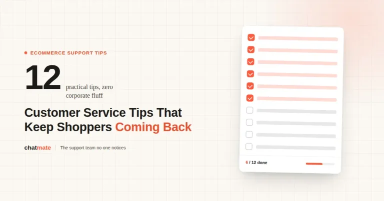 Customer service 12 Tips